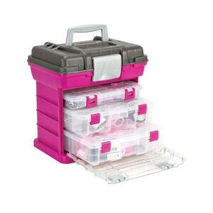 Creative Options Grab N Go Rack System Organizer Pink Gray, Extra Accessories!